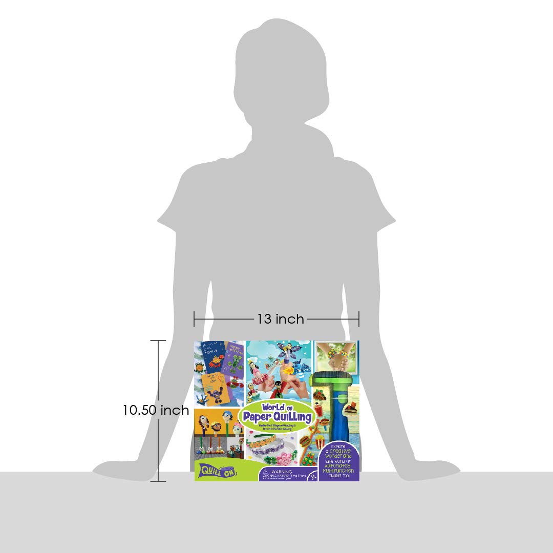 Quill On Spyrosity Explore Quilling Craft Kit | Arts and Crafts for Kids Ages 6-8 | Girls Toys Age 6-8 | Crafts for Kids Ages 4-8 | 7 Year Old Girl Birthday Gifts | Gifts for 5 Year Old Girls