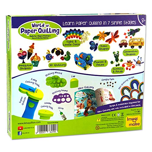 Quill On Spyrosity Explore Quilling Craft Kit | Arts and Crafts for Kids Ages 6-8 | Girls Toys Age 6-8 | Crafts for Kids Ages 4-8 | 7 Year Old Girl Birthday Gifts | Gifts for 5 Year Old Girls