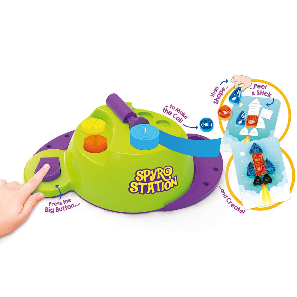 Quill On Spyrosity Explore Quilling Craft Kit | Arts and Crafts for Kids Ages 6-8 | Girls Toys Age 6-8 | Crafts for Kids Ages 4-8 | 7 Year Old Girl Birthday Gifts | Gifts for 5 Year Old Girls