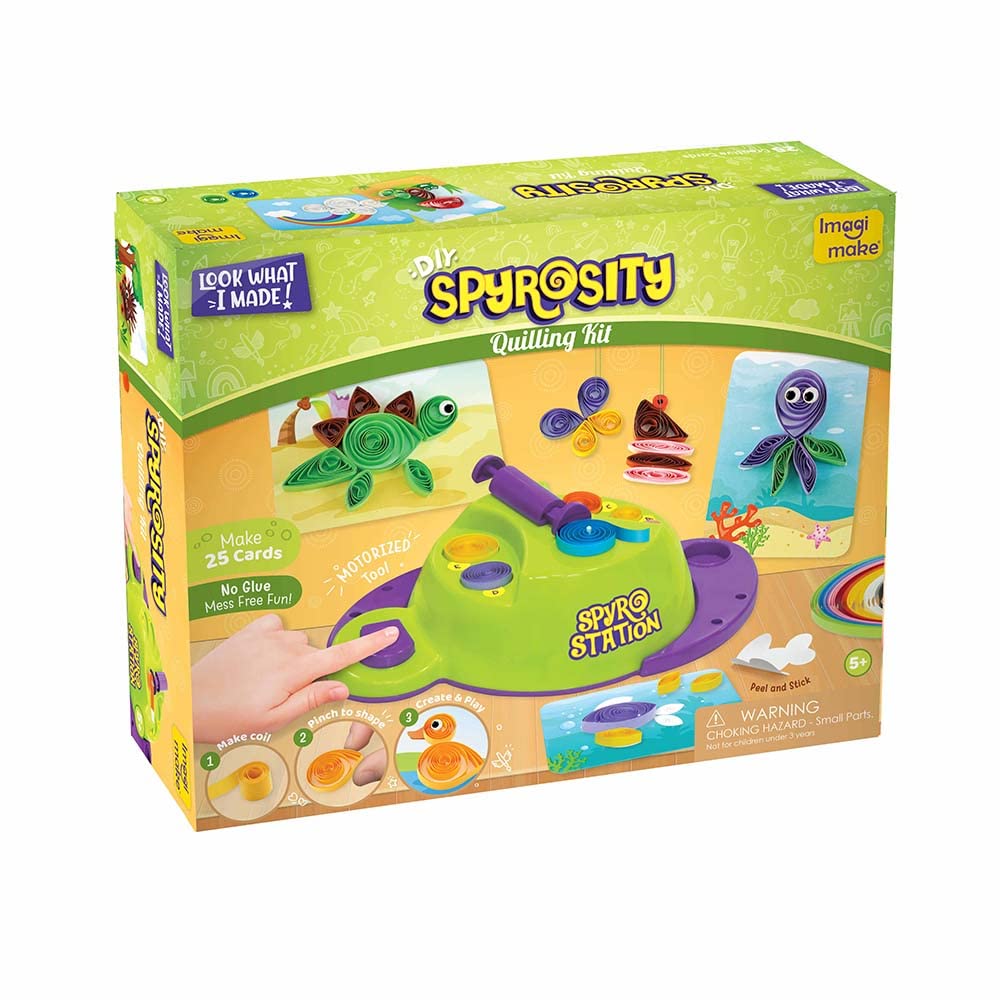 Quill On Spyrosity Explore Quilling Craft Kit | Arts and Crafts for Kids Ages 6-8 | Girls Toys Age 6-8 | Crafts for Kids Ages 4-8 | 7 Year Old Girl Birthday Gifts | Gifts for 5 Year Old Girls