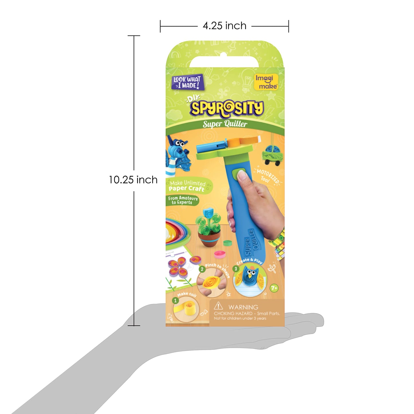 Quill On Spyrosity Explore Quilling Craft Kit | Arts and Crafts for Kids Ages 6-8 | Girls Toys Age 6-8 | Crafts for Kids Ages 4-8 | 7 Year Old Girl Birthday Gifts | Gifts for 5 Year Old Girls