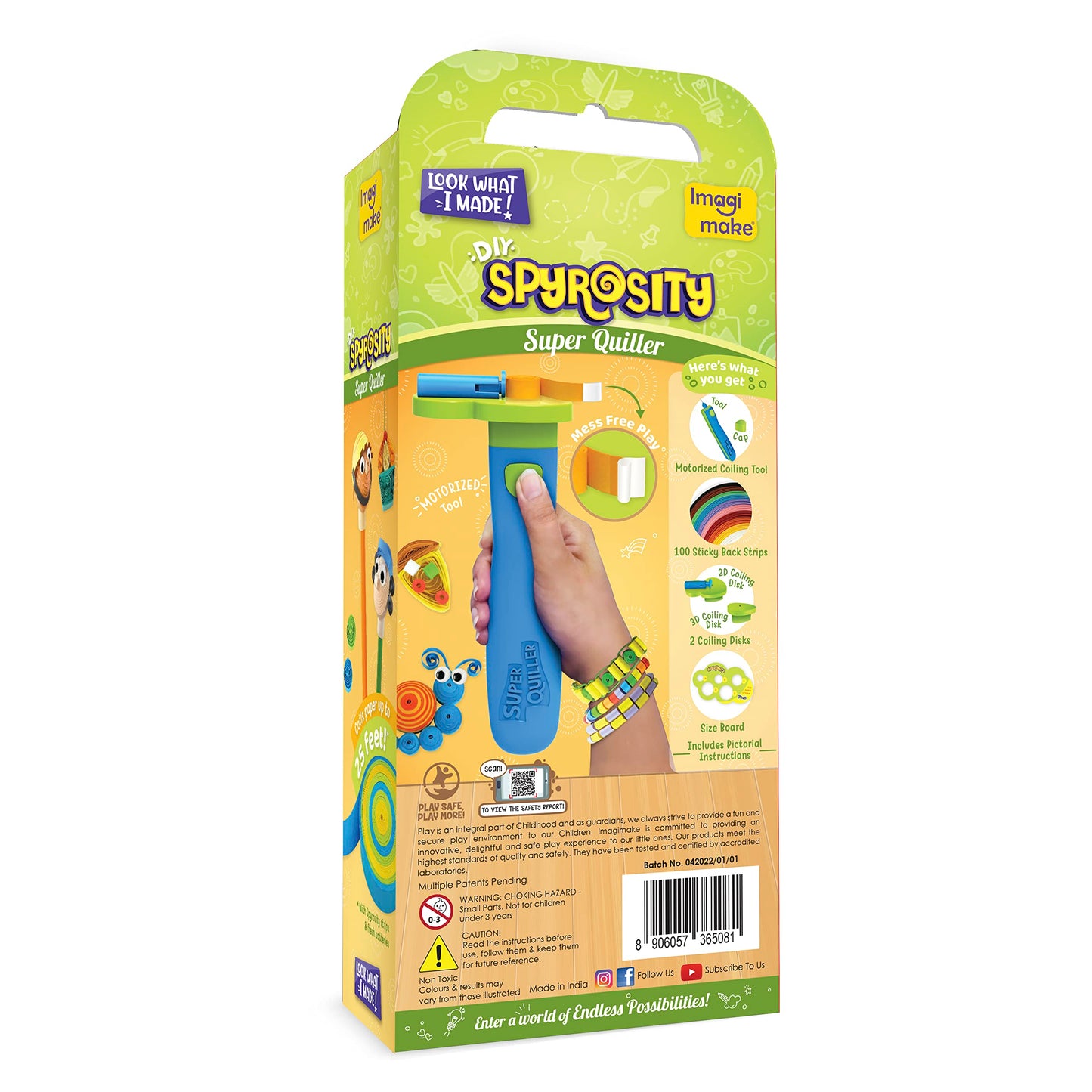 Quill On Spyrosity Explore Quilling Craft Kit | Arts and Crafts for Kids Ages 6-8 | Girls Toys Age 6-8 | Crafts for Kids Ages 4-8 | 7 Year Old Girl Birthday Gifts | Gifts for 5 Year Old Girls